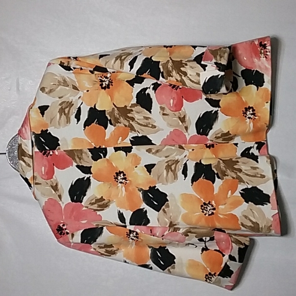 Alfred Dunner women's floral jacket size 16P - Picture 2 of 7
